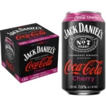 Jack Daniel's Coca Cola Cherry Canned Cocktail