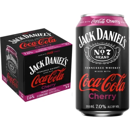 Jack Daniel's Coca Cola Cherry Canned Cocktail