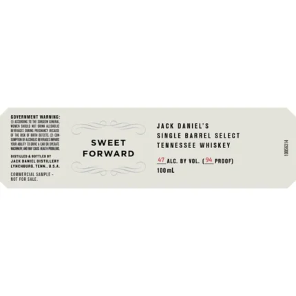 Jack Daniel’s Sweet Forward Single Barrel Select Tennessee Whiskey