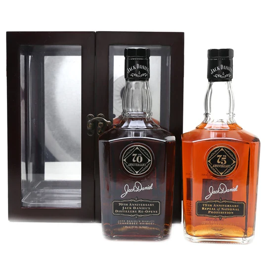 Jack Daniel's 70th and 75th Anniversary Bottle