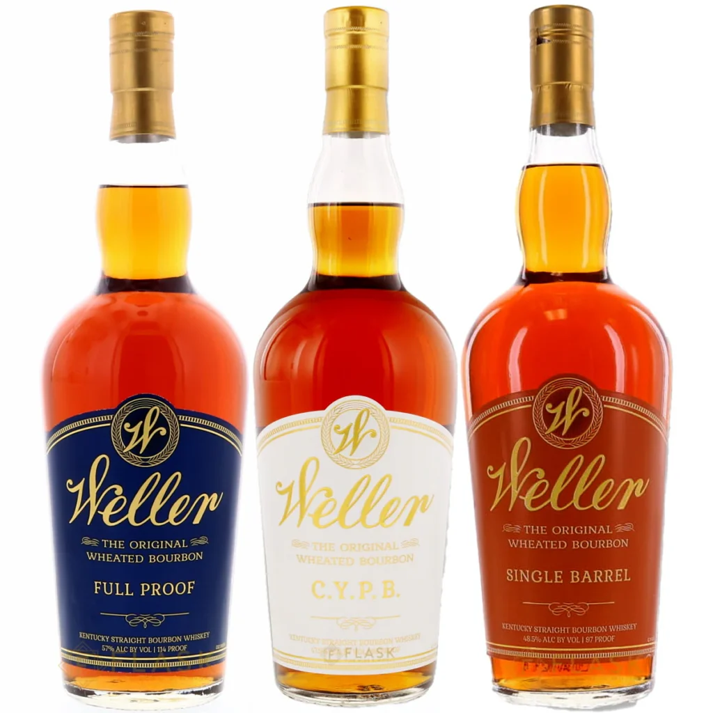 TheBestofWeller FullProof CYPB SingleBarrelBourbonBundle 3Bottles