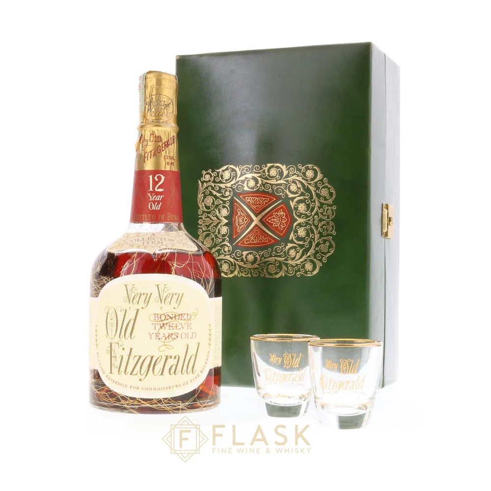 Very Very Old Fitzgerald 1953 Bottled in Bond 12 Year Old Bourbon 100 Proof Stitzel Weller Gift Set