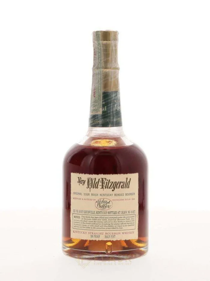 buy spirits bourbon very old fitzgerald 1950 bottled in bond 8 year old 100 proof half pint stitzel weller online 29690752532648