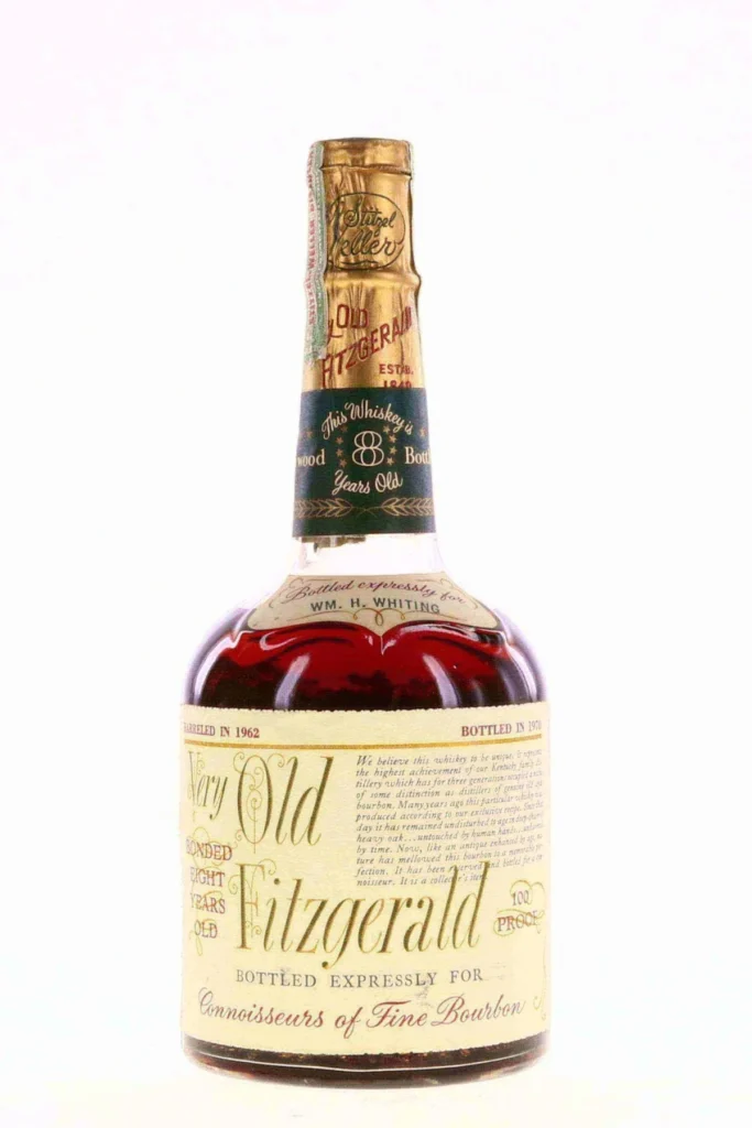 buy spirits bourbon very old fitzgerald 1962 8 year old bourbon stitzel weller online 29246102634664