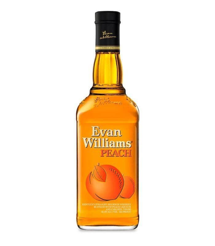 evan williams peach kentucky straight bourbon whiskey 750ml the barrel tap www thebarreltap com abe365c1 a14b 4d8c a9e1 4756fc226cca