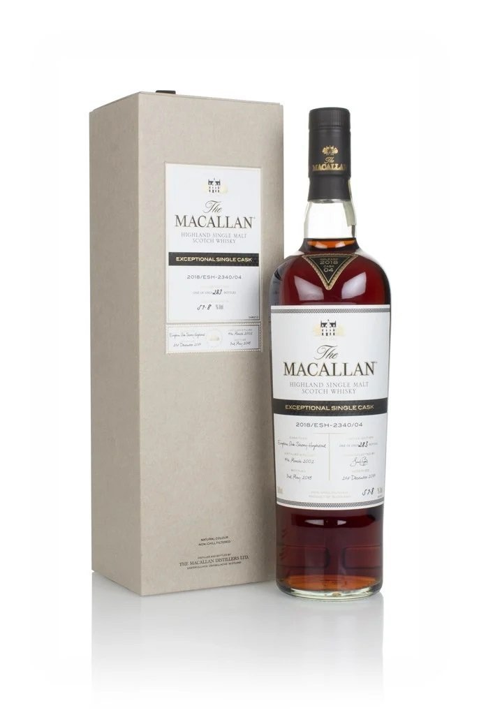 macallan 16 year old 2002 exceptional single cask scotch spirit whisky