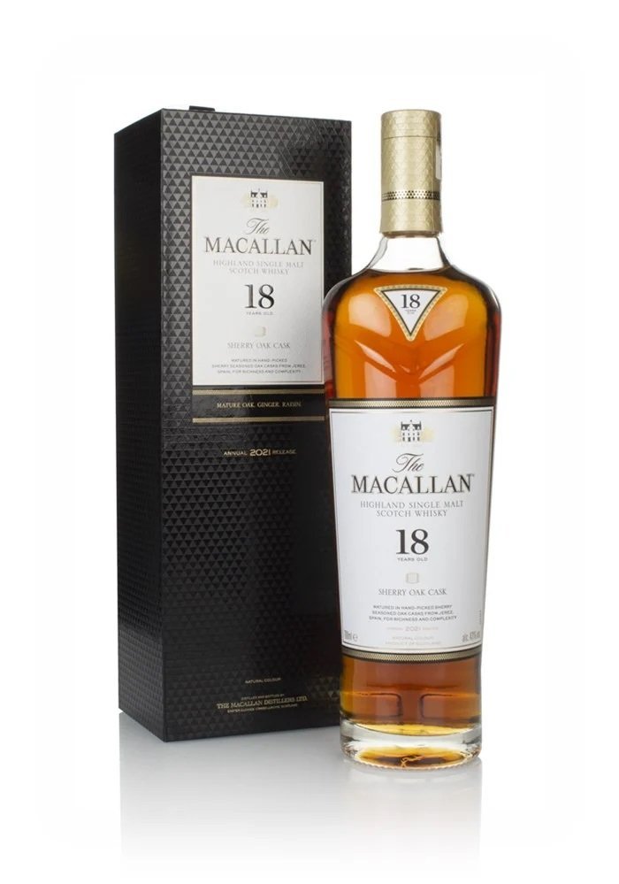 macallan 18 year old sherry oak 2021 release scotch spirit whisky shop