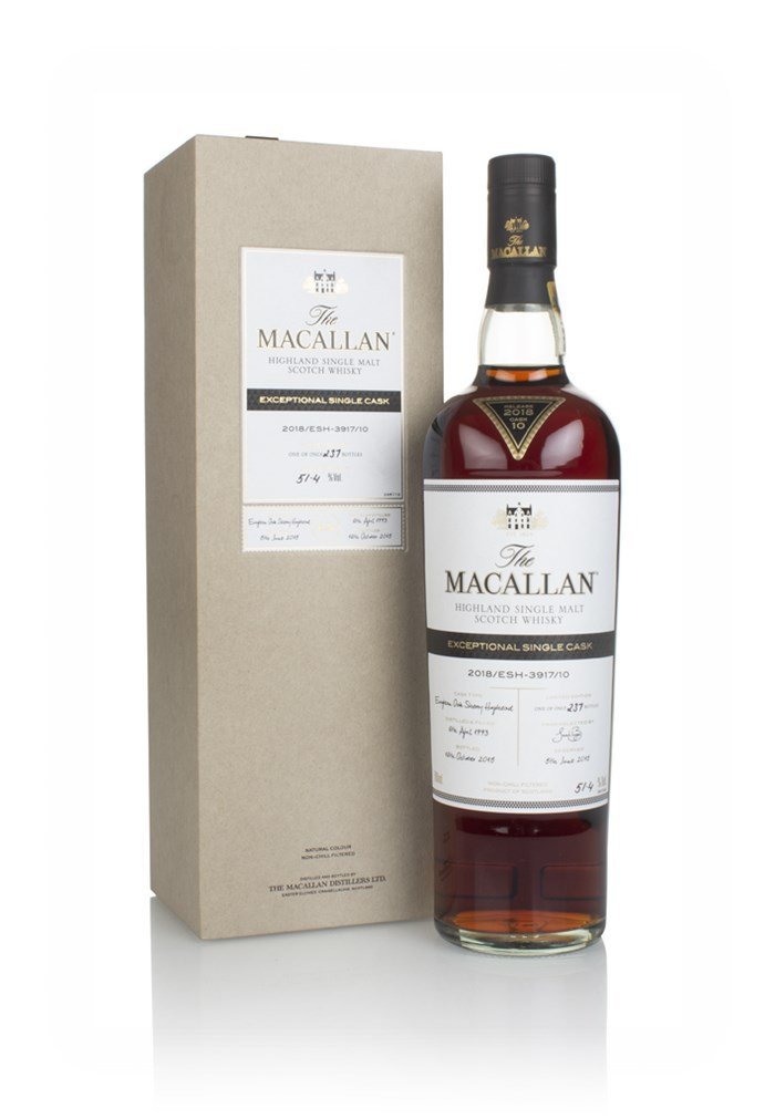 macallan 25 year old 1993 exceptional single cask scotch spirit whisky 1