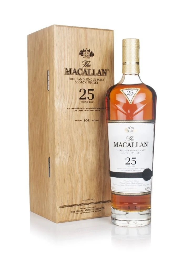 macallan 25 year old sherry oak 2021 release scotch spirit whisky shop 1