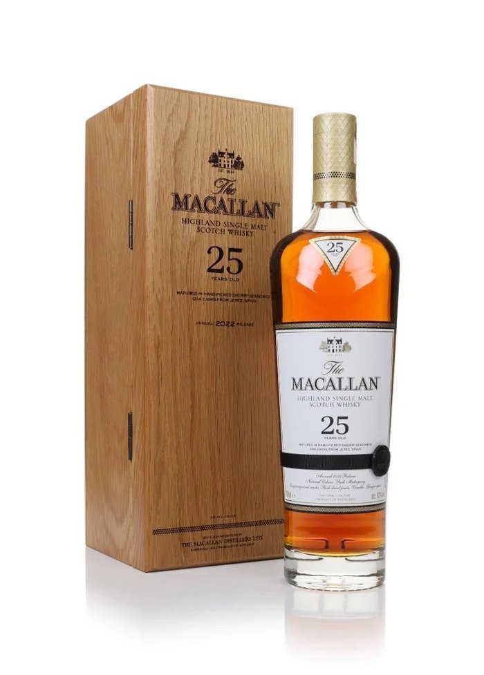 macallan 25 year old sherry oak 2022 release scotch spirit whisky shop 1