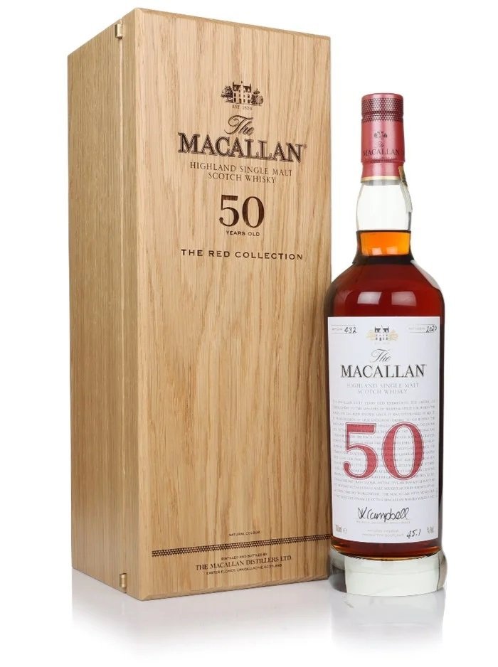 macallan 50 year old the red collection 2020 release scotch spirit