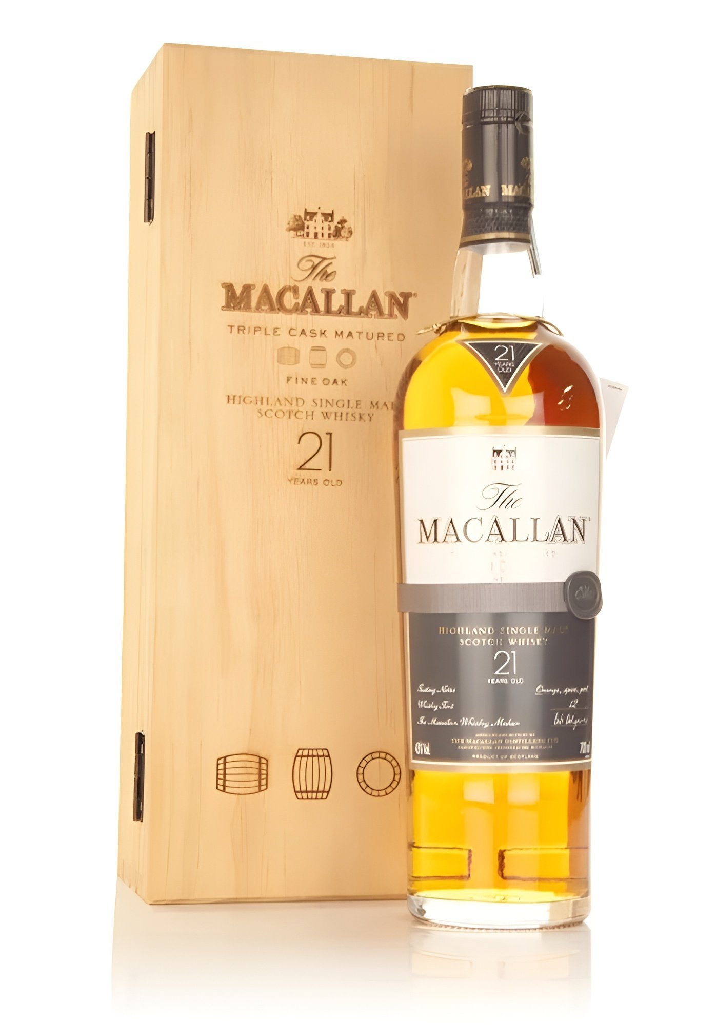 the macallan 21 year old fine oak whisky scotch spirit whisky shop 1